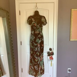 Gianni Bini Black Floral Jumpsuit 🌺